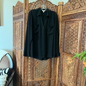 Express Classic Black Portofino Shirt